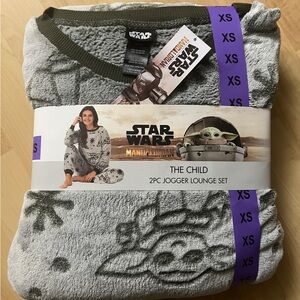 STAR WARS The Mandalorian Grogu The Child 2 Piece Fleece Jogger Lounge Set